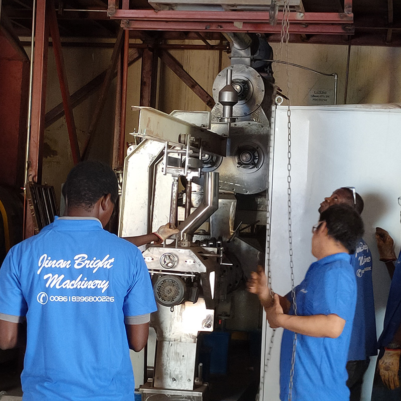 Install the big capacity Fish Feed Extruder Machine in customer’s factory