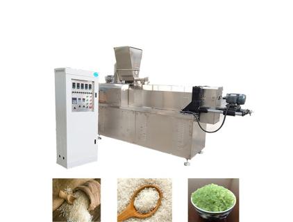 Entering The Production Line Of Artificial Dietary Fiber Rice