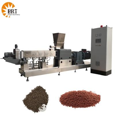 Machine d’extrusion d’alimentation de poisson flottante à double vis