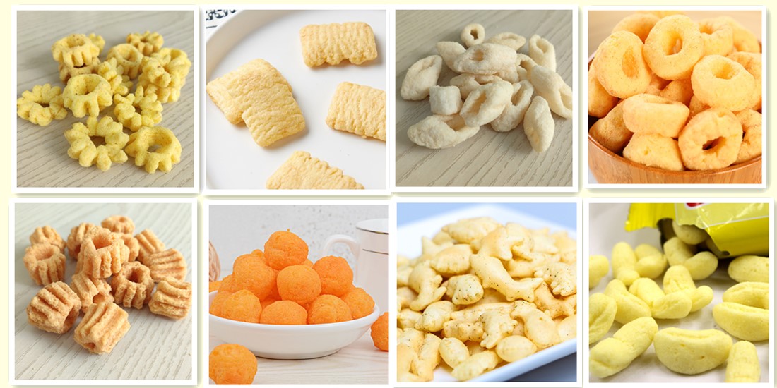 Extrudeuse de production de casse-croûte de bouffée de maïs Corn Puff Snack Production Extruder