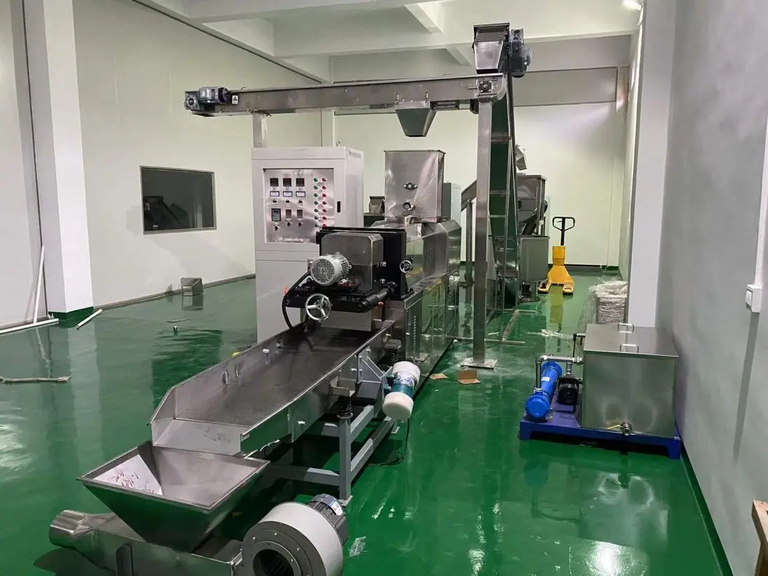 The 200kg/h fortified rice production line has been installed