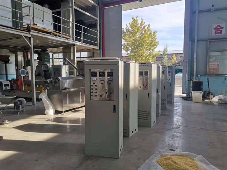 फोर्टिफाइड राइस एक्सट्रूडर के 10 सेट भारत को शिप करने के लिए तैयार