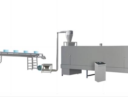 Tecnologia de processamento de pó de inhame instantâneo tufado