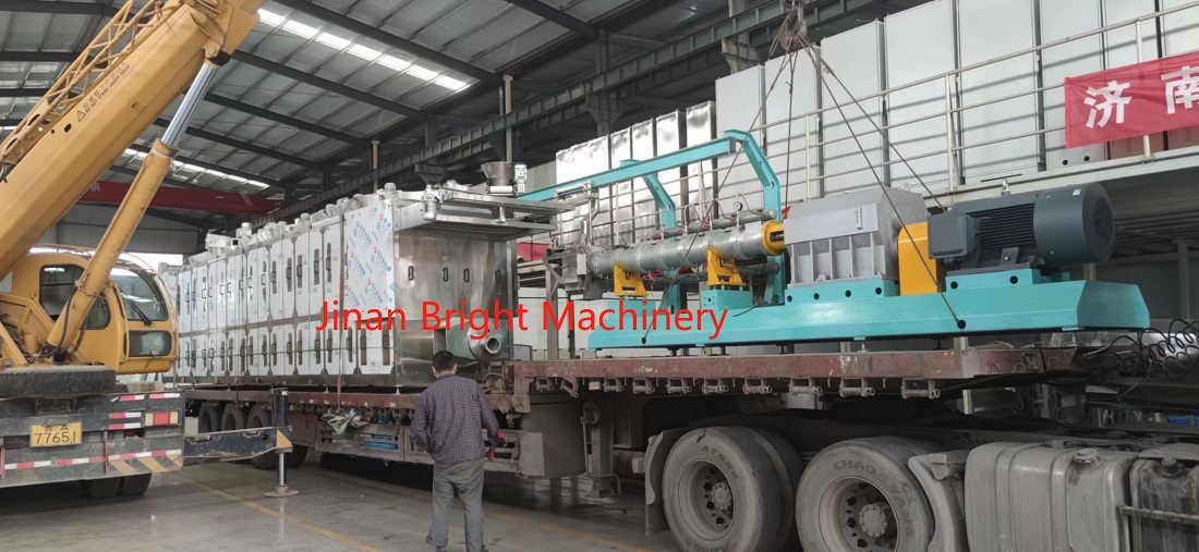การส่งมอบสายการผลิตอาหารปลา Fish Feed Production Line Delivery